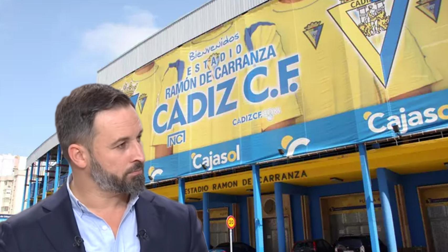 Santiago Abascal y el Estadio Ramón de Carranza