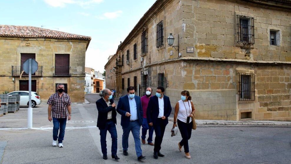 El presidente de la Diputación de Cuenca, Álvaro Martínez Chana, en Huete