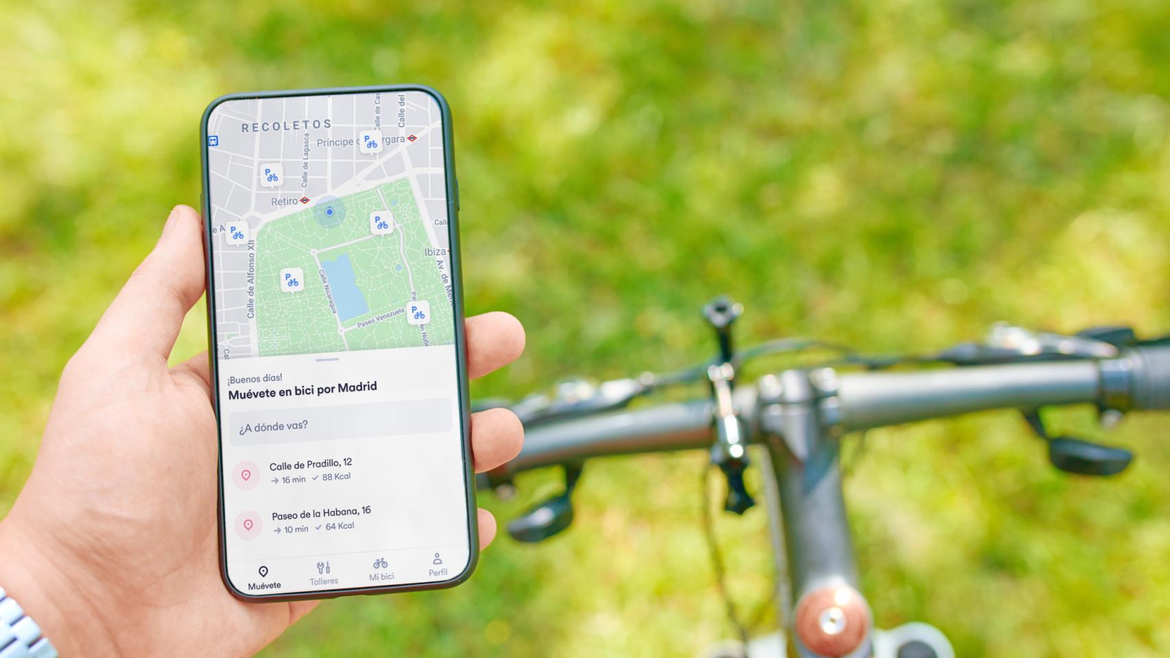 Imagen de la aplicación de Bive, el nuevo servicio de suscripción centrado en las bicicletas de Cabify.