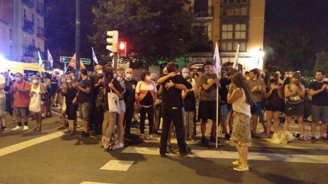 Llegada del ex jefe militar de ETA A Bilbao, esta misma semana.