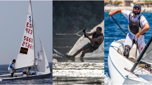 Tres campeones de España de vela gallegos nombrados Comodoros de la Semana Abanca
