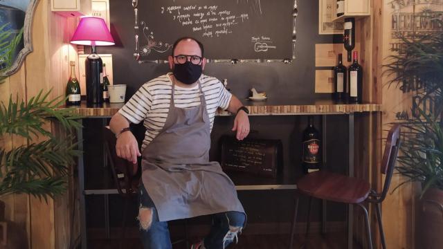 El gerente de A Casa do Cura, Rubén Naveira.