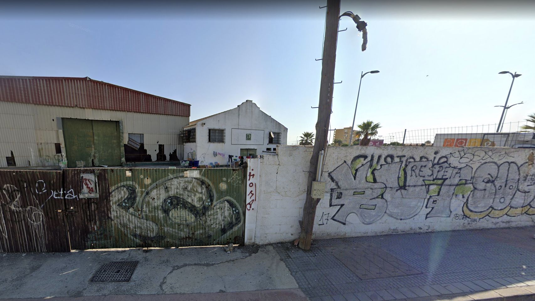 Nave ocupada en Sacaba. Málaga