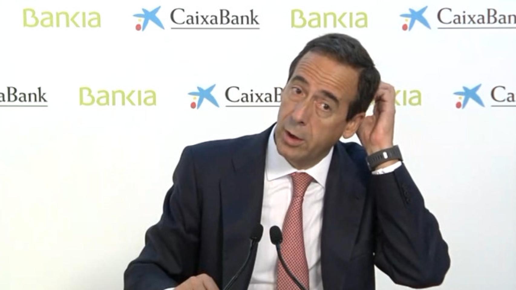El Ceo de CaixaBank, Gonzalo Gortázar.