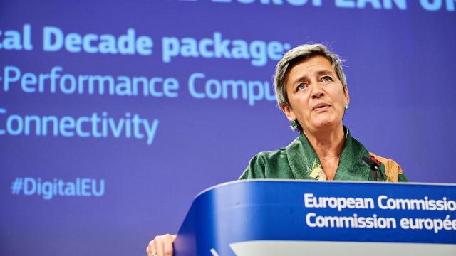 Margrethe Vestager, vicepresidenta de la Comisión Europea.