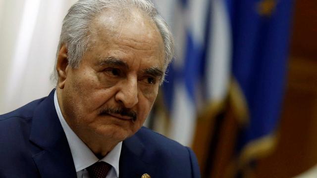 El general Khalifa Haftar.