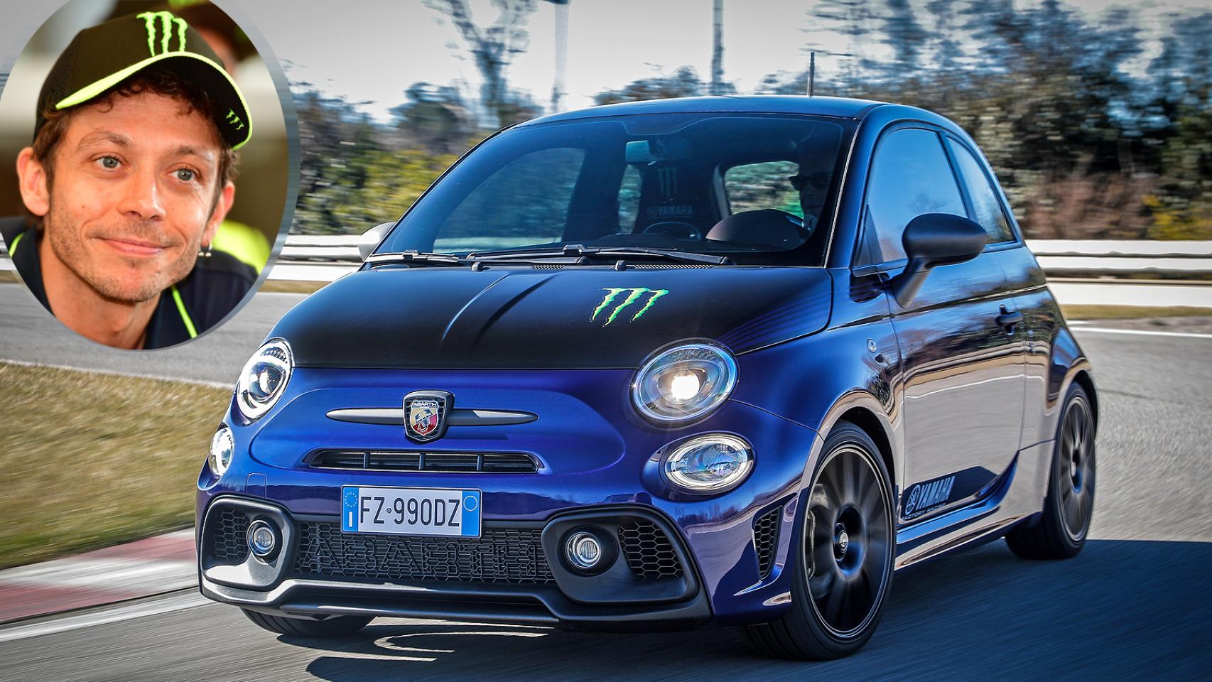 Este nuevo modelo de Abarth (Fiat) nos recuerda a la MotoGP de Valentino Rossi.
