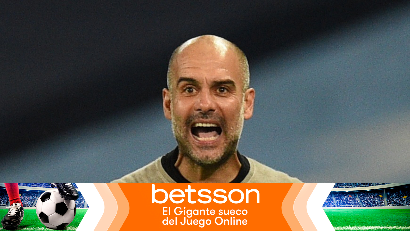 Pep Guardiola, en un partido del Manchester City