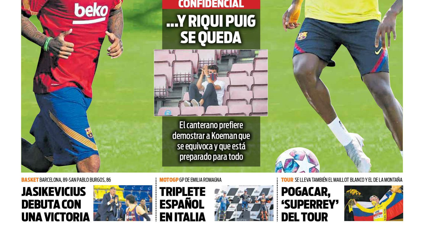 Portada Sport (21/09/20)