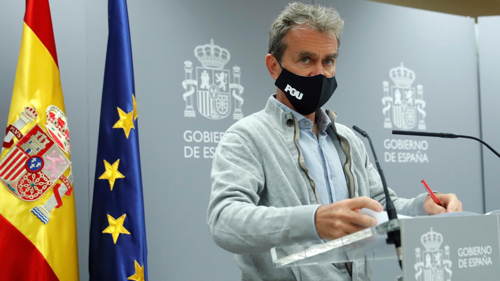 El director del Centro de Alertas Sanitarias, Fernando Simón, este lunes.