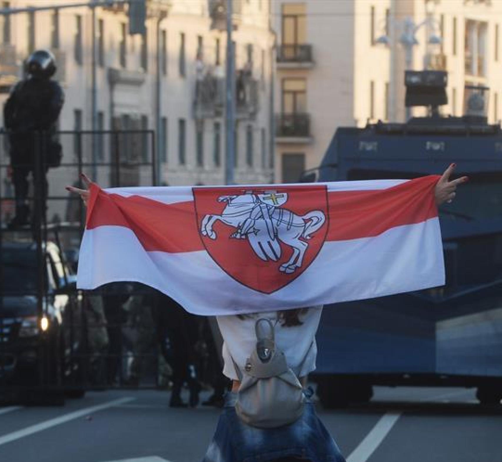 LAs protestas en contra de Lukashenko.