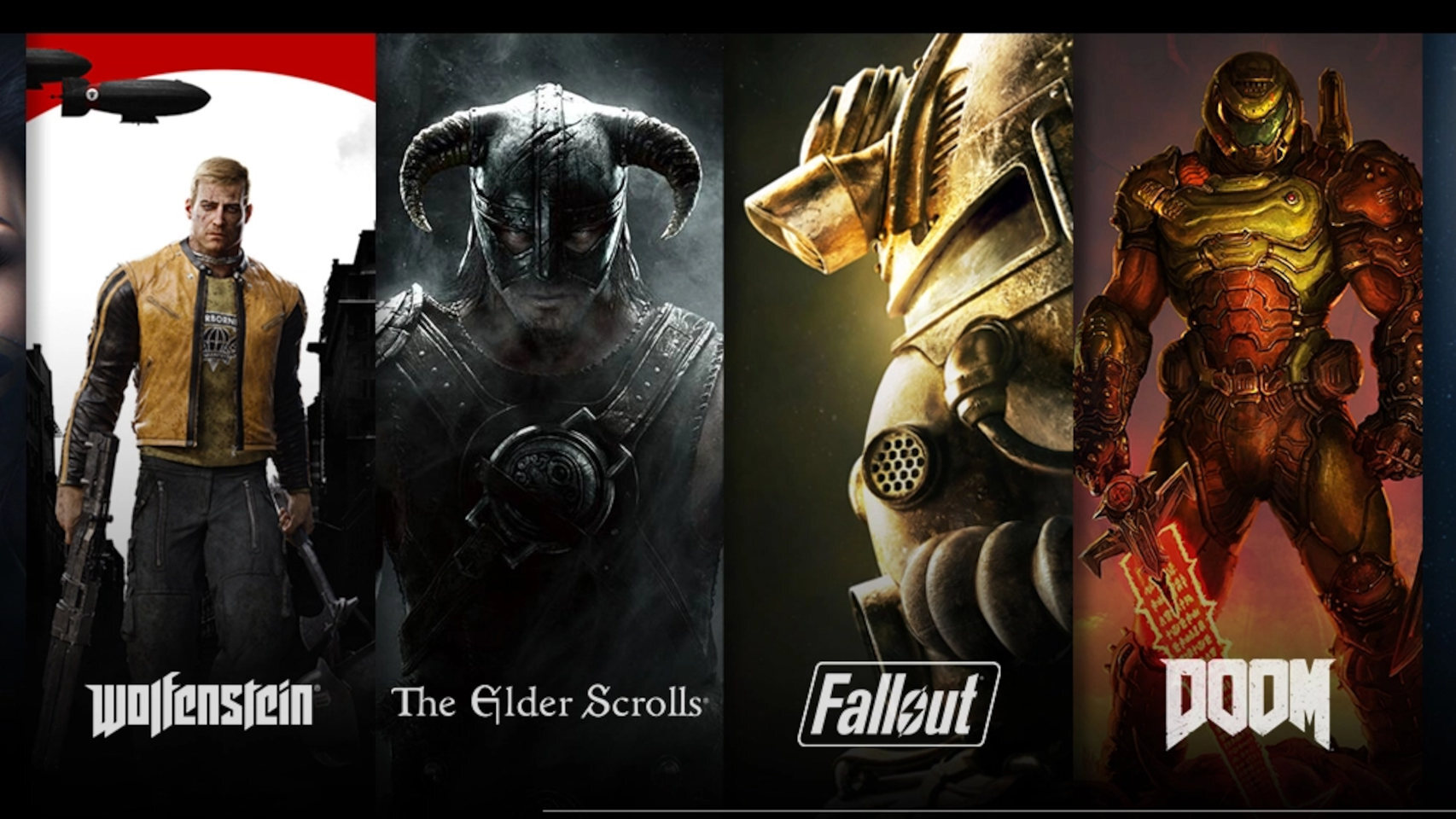 Algunas de las franquicias de Bethesda Softworks