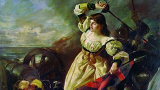 María Pita, pintada por Arturo Fernández Cersa.