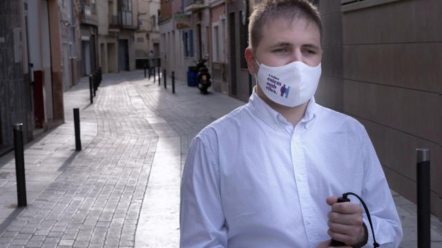 Héctor Melero, el primer fiscal ciego de España.