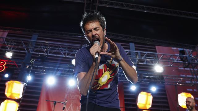 Pucho, de Vetusta Morla, en un concierto.