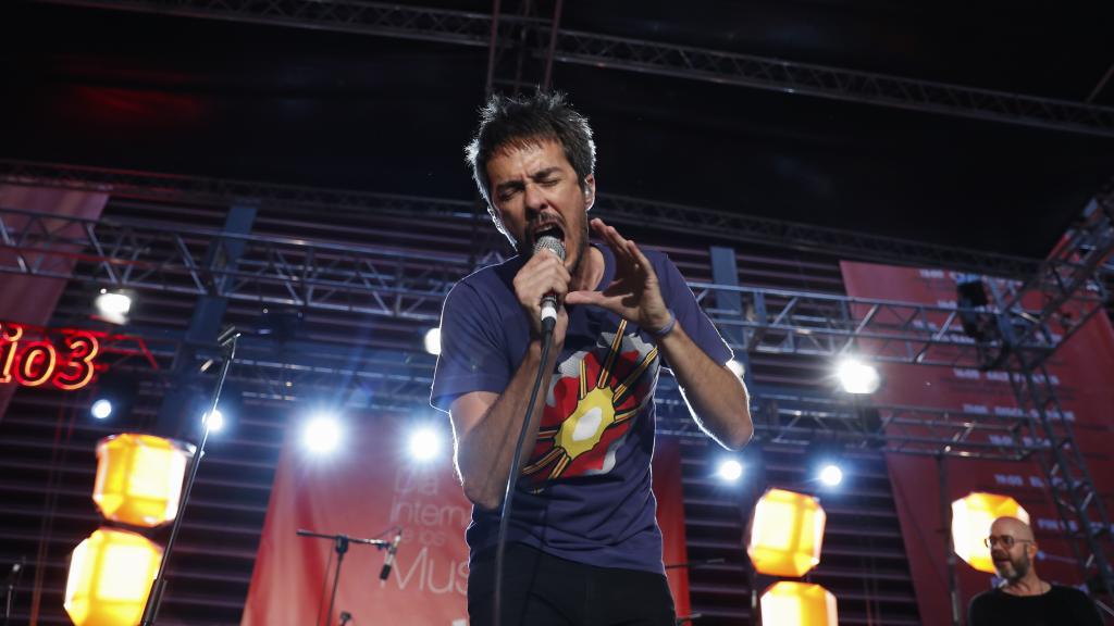 Pucho, de Vetusta Morla, en un concierto.