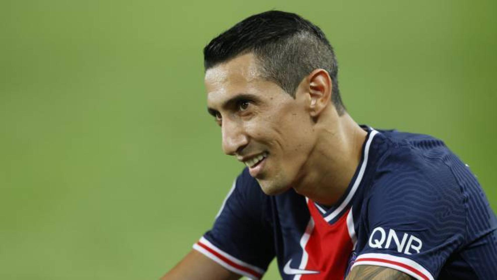Di María, en un partido del PSG