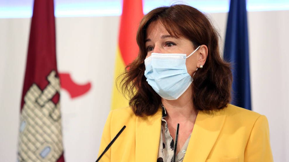 Blanca Fernández, portavoz del Gobierno de Castilla-La Mancha. Foto: Ó. HUERTAS.