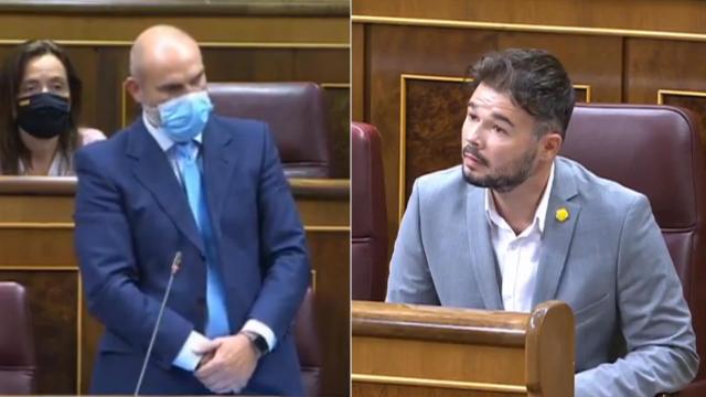 La réplica de Victor Manuel Sánchez a Gabriel Rufián.