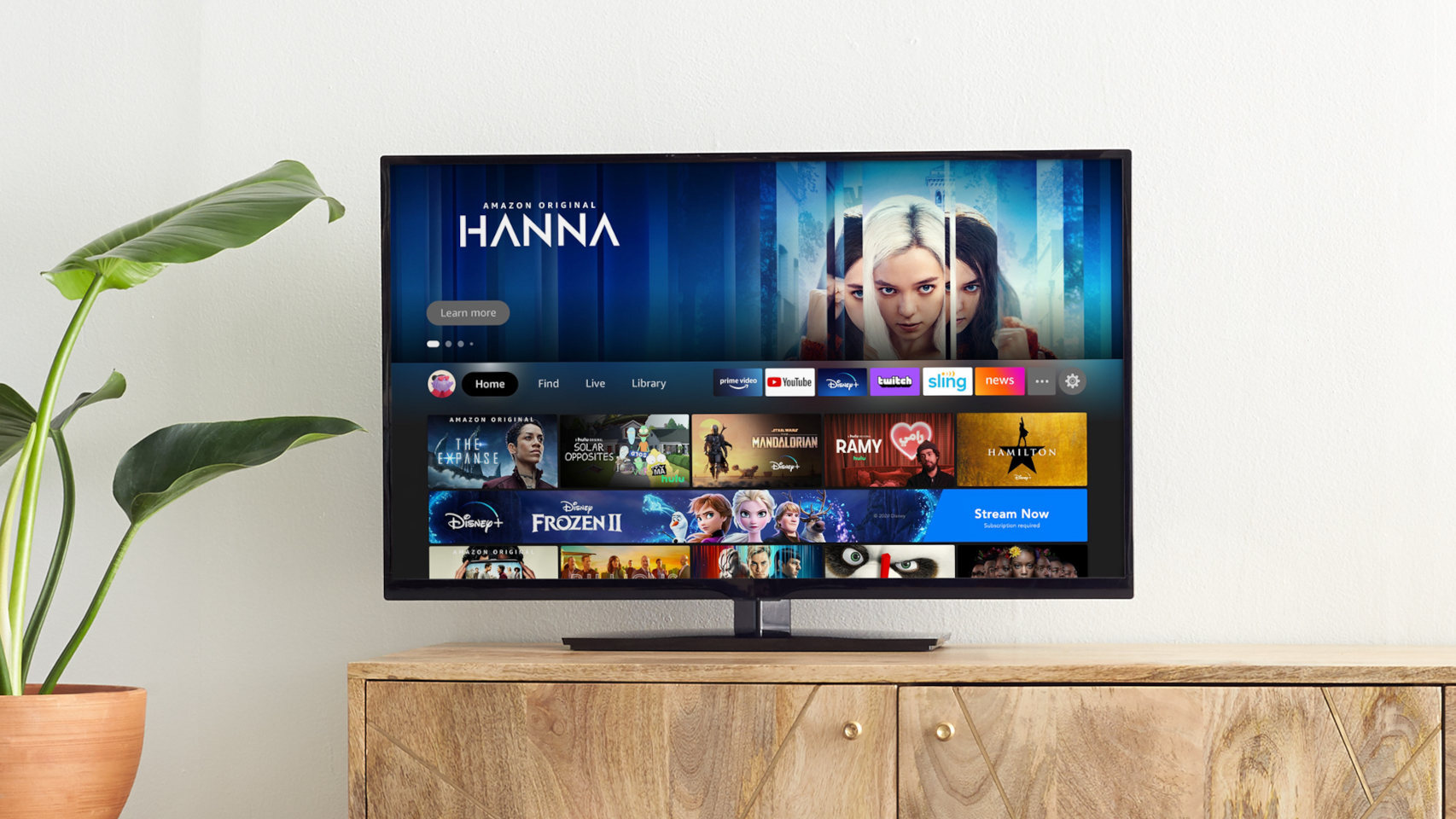 Amazon Fire TV con su nueva interfaz