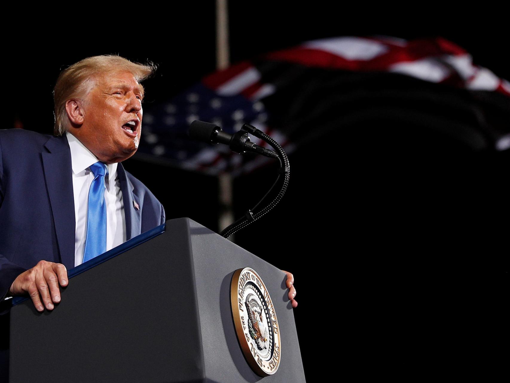 Donald Trump en Jacksonville.