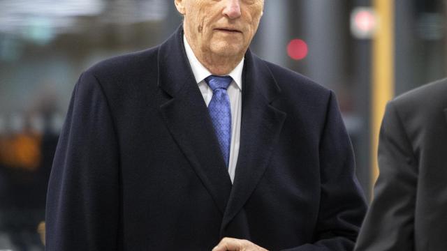 Harald de Noruega, durante una acto en su país.