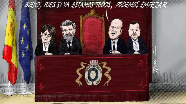 El presidente del TC tampoco asistirá al acto judicial en Barcelona tras la ausencia del Rey