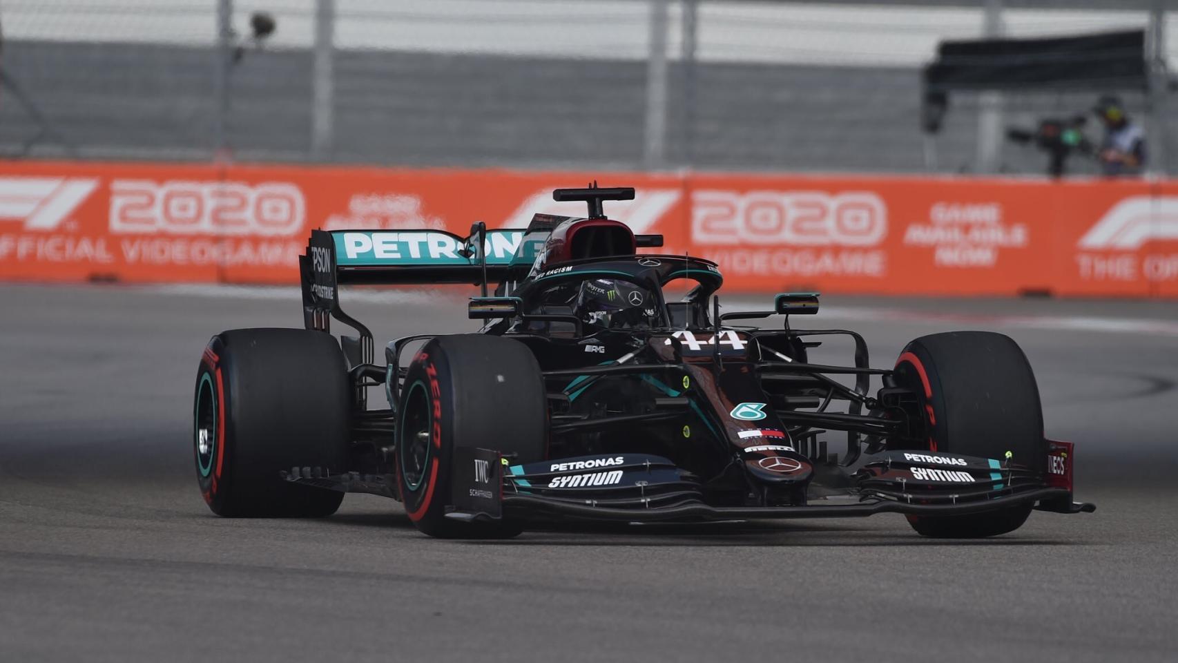 Hamilton en el Gran Premio de Rusia