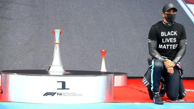 Lewis Hamilton, durante un Gran Premio de Fórmula 1 de la temporada 2020