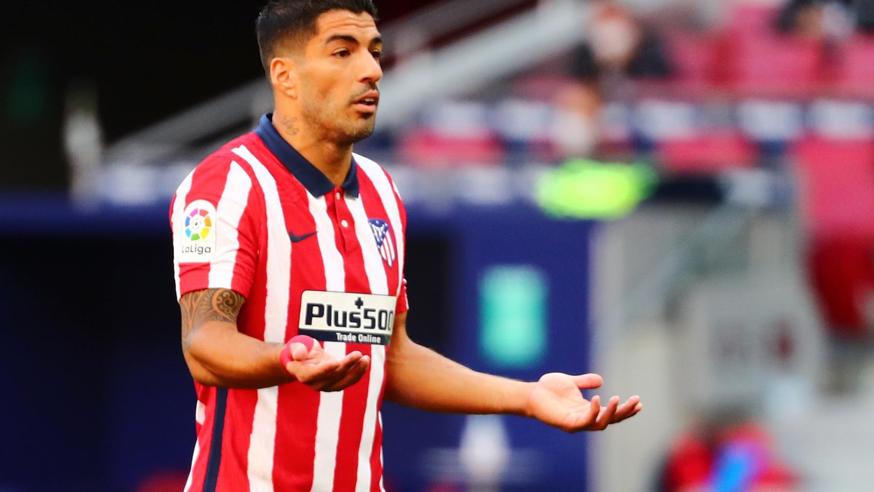 Luis Suárez, en su debut con el Atlético de Madrid