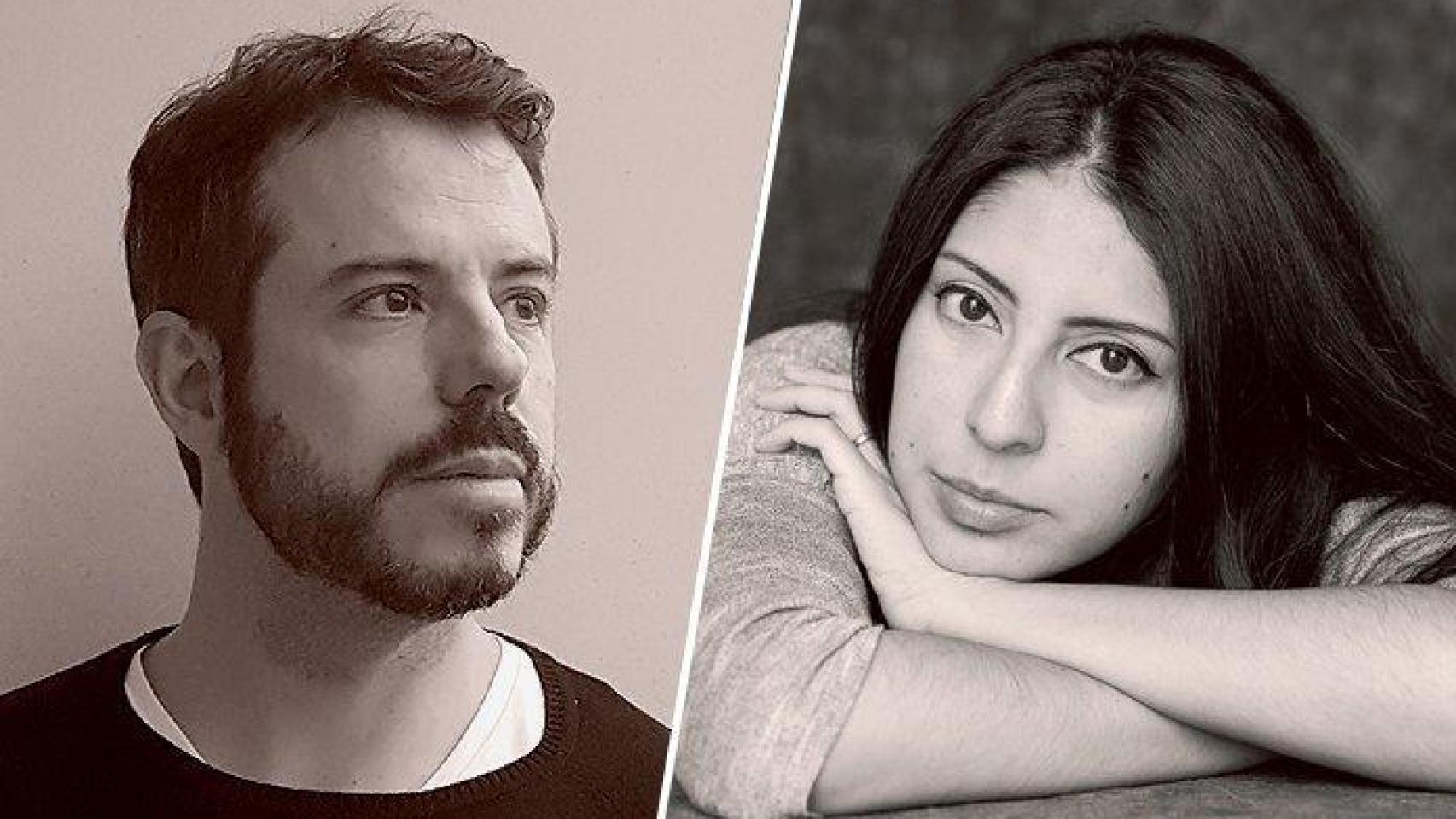 Vicente Luis Mora y Mónica Ojeda. Fotos: Virginia Aguilar y Lisbeth Salas