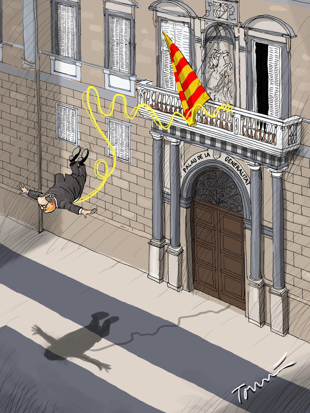 El puenting consumado de Torra