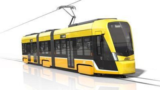 Tranvía Tramlink de Stadler.