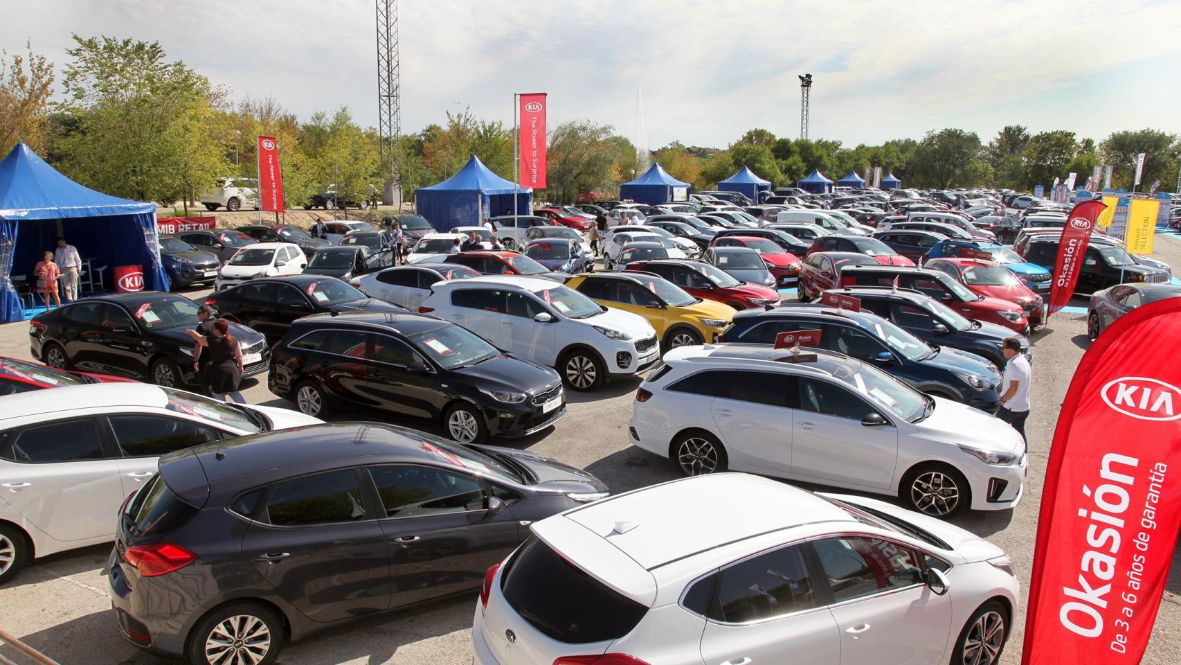 Imagen de un concesionario de coches de segunda mano