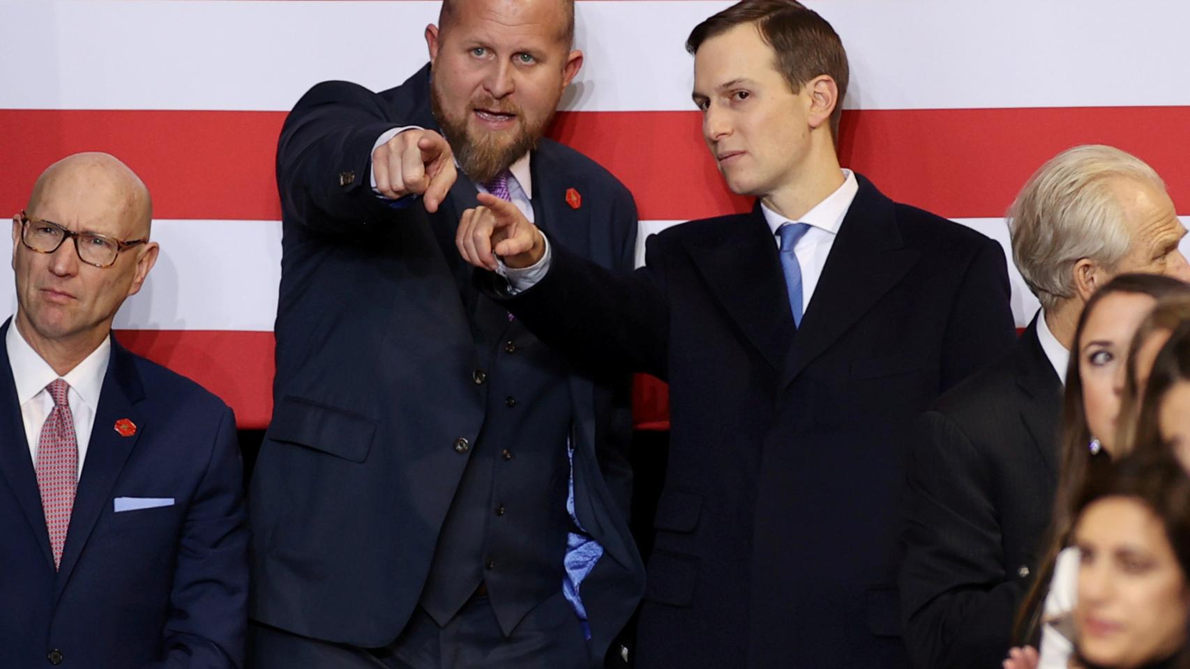 Brad Parscale con Jared Kushner, yerno y asesor de Donald Trump.