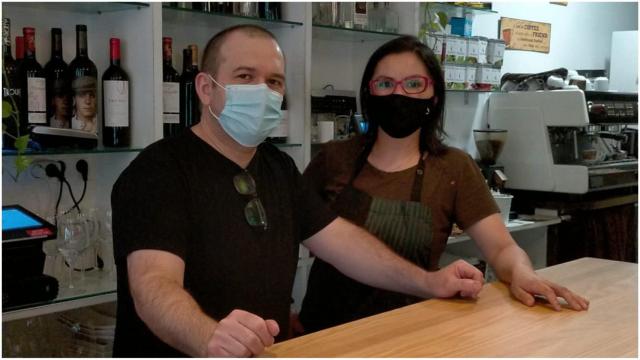 Javier y Mariana, dueños de A Boca do Lobo.