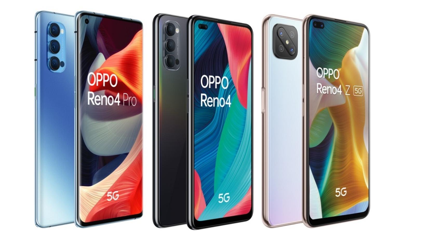 OPPO Reno 4, 4 Pro y 4Z en España: modelos, precios y un detalle clave