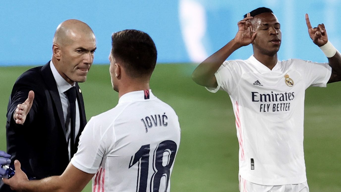 Jovic y Vinicius