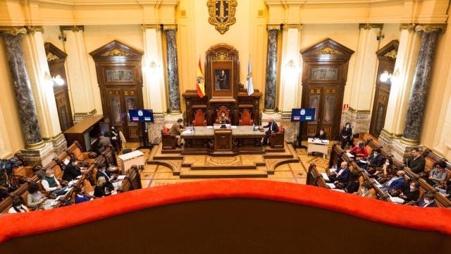 Pleno del Concello da Coruña.