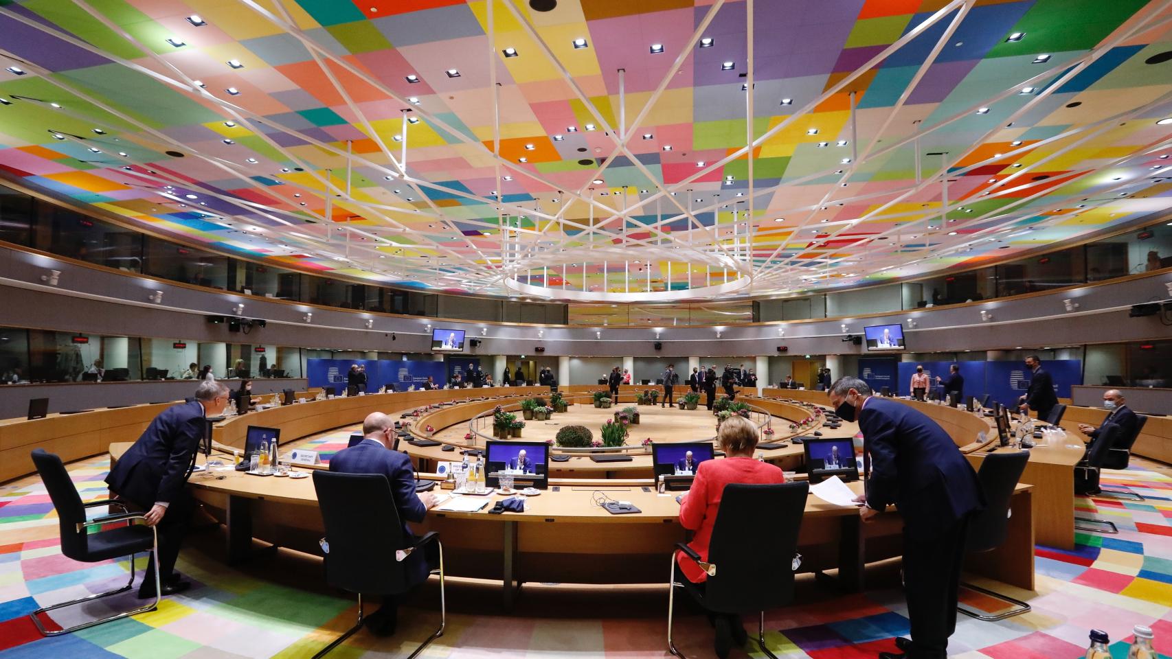Imagen de archivo de una cumbre europea.