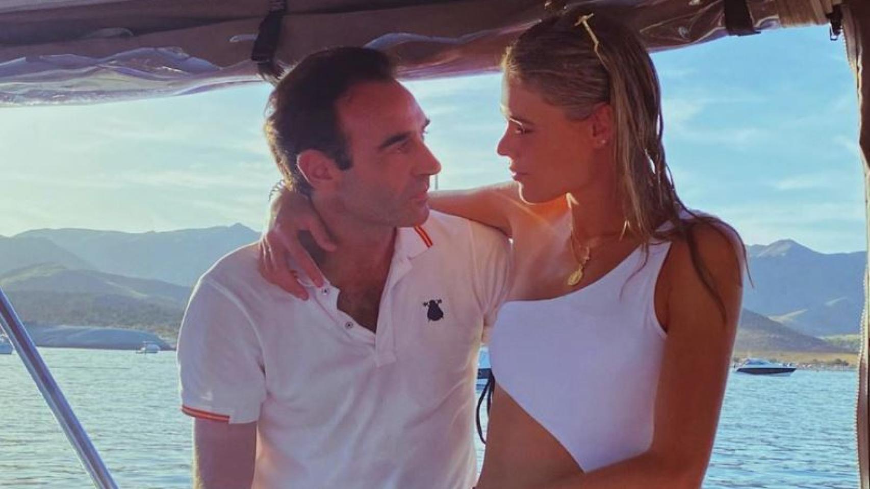 Enrique Ponce y Ana Soria, en una imagen de sus redes sociales.