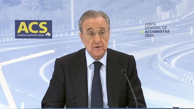 El presidente de ACS, Florentino Pérez.