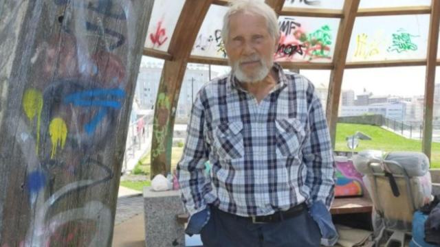 Avelino, la persona sin hogar destinataria de esta ayuda