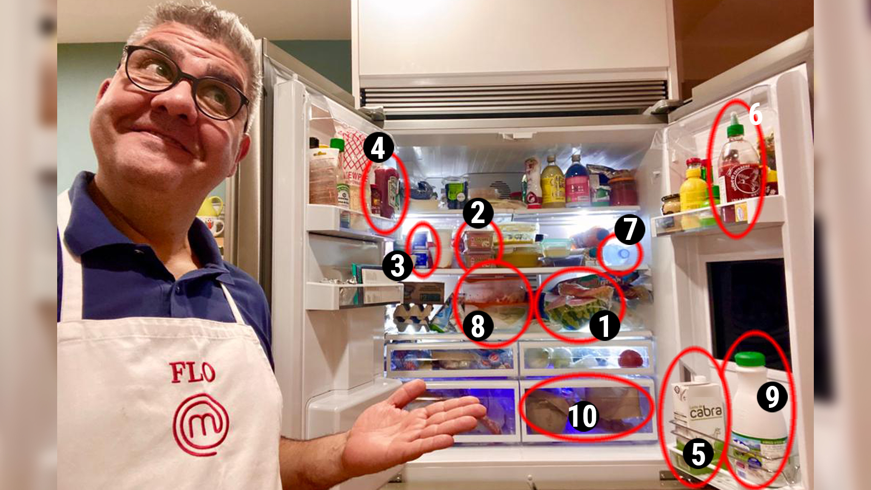 La nevera de Florentino Fernández.