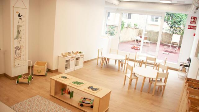 Clase 2-3 años de a Escuela Infantil Indiana en Vigo.
