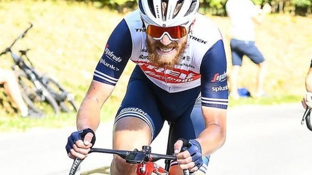 Quinn Simmons en una etapa del Skoda Tour