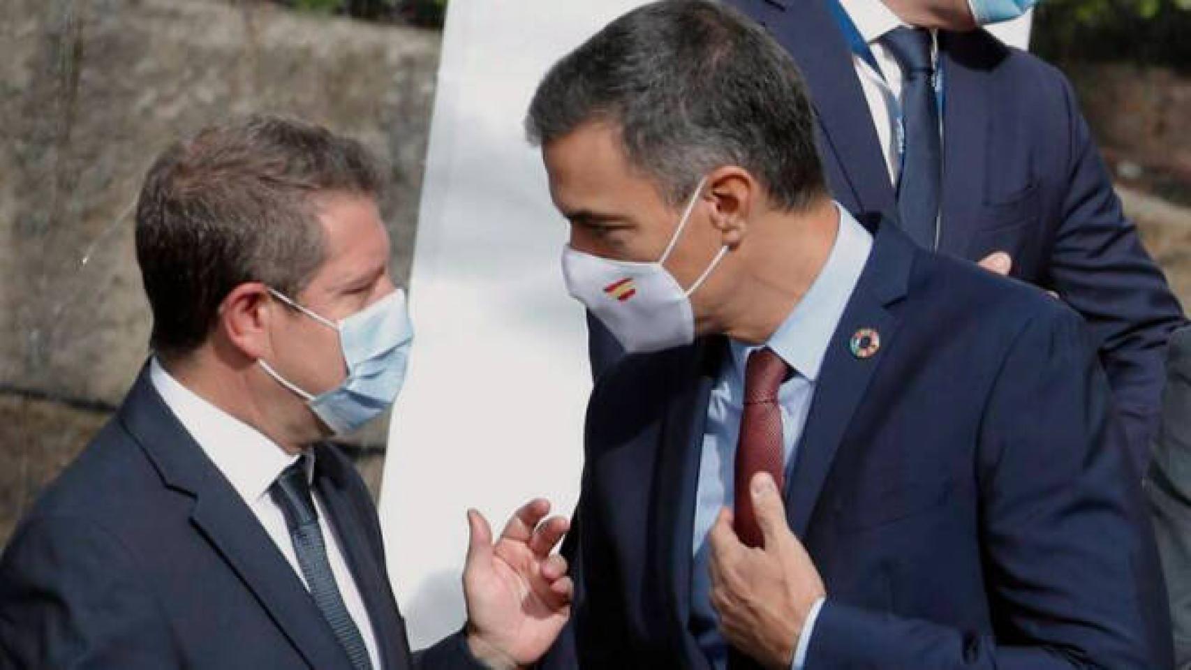 Page y Sánchez en La Toja