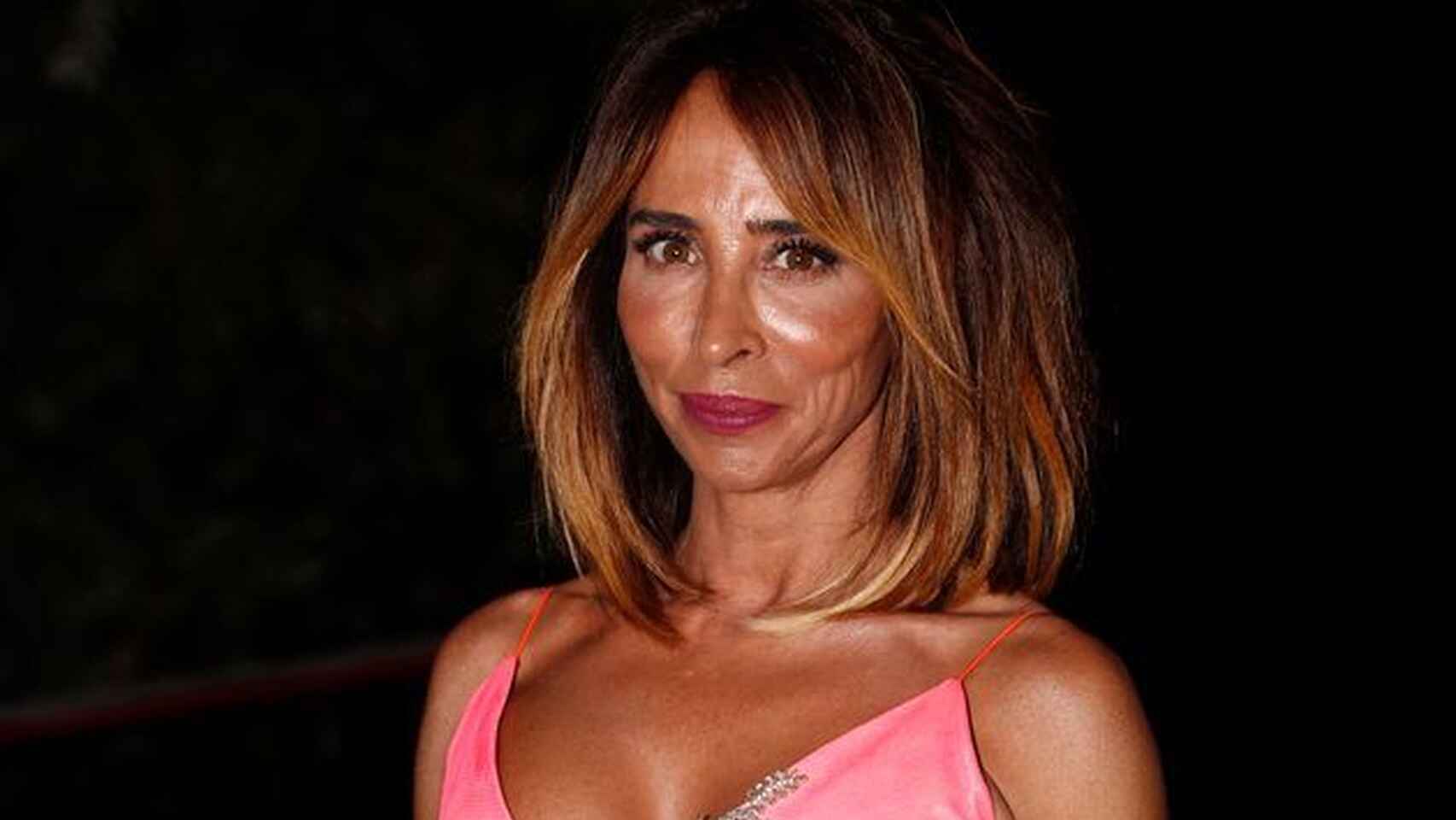 María Patiño, el día de la boda de Belén Esteban y Miguel Marcos.