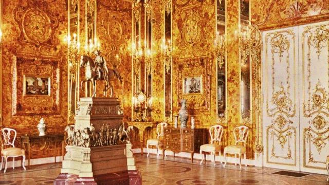 La Cámara de Ámbar en el Palacio de Catalina.