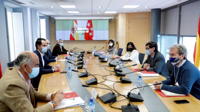 Reunión del Grupo Covid-19 para analizar el estado de la pandemia en la Comunidad de Madrid.